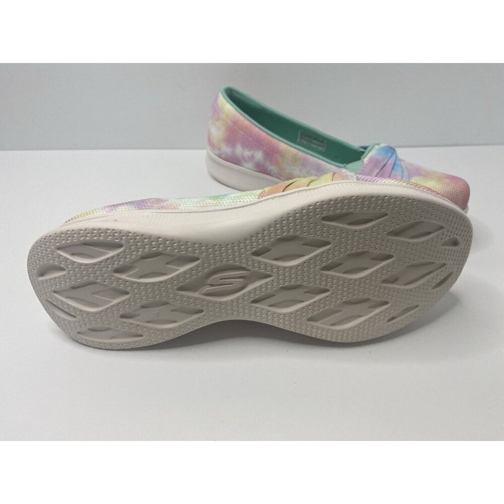 Skechers Womens Goga Mat 136304W Multicolor Round Toe Slip On Shoes Size 7.5 - Picture 3 of 6